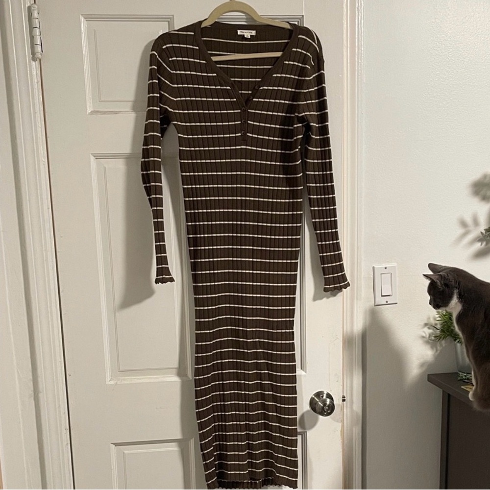 Two knit midi Dresses